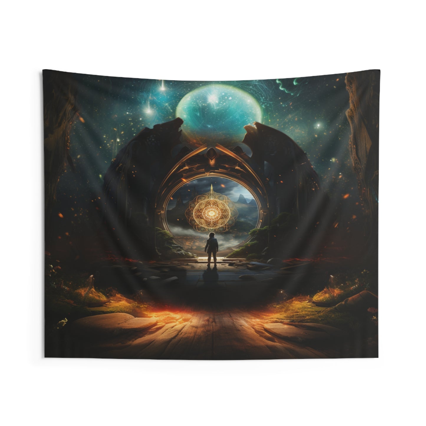 "Quest" - Let The Journey Begin Tapestry