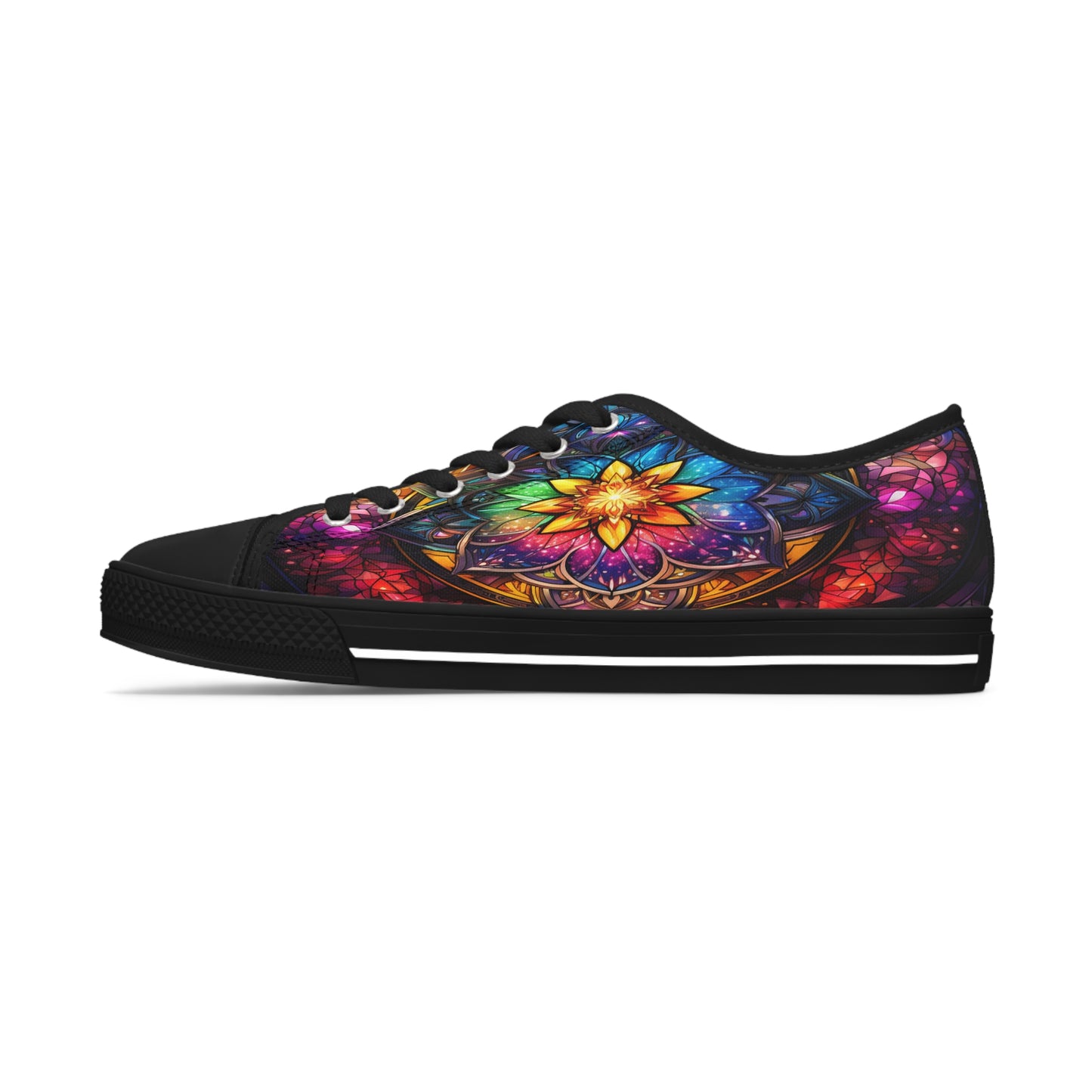 Stained Glass Women's Low Top Sneakers