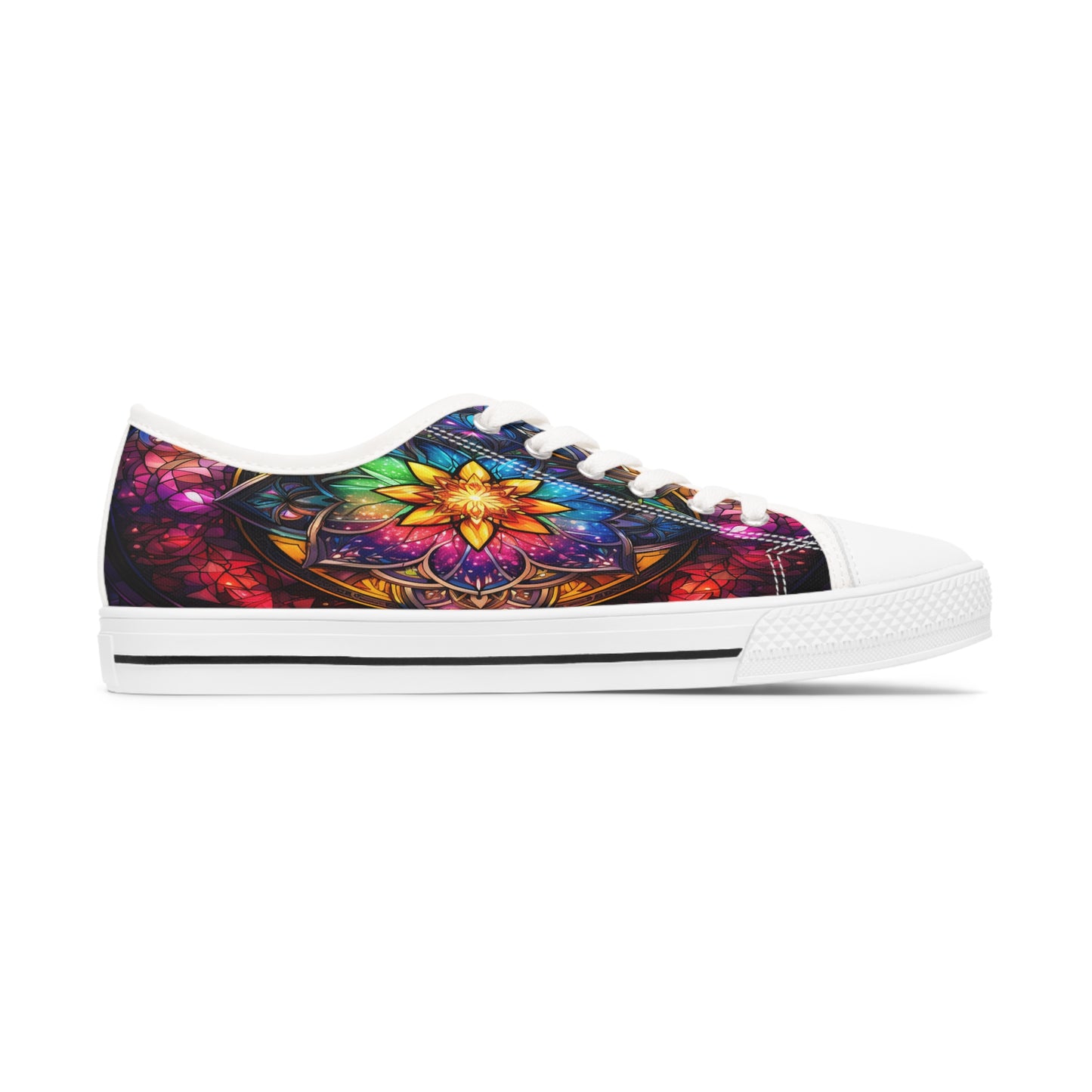 Stained Glass Women's Low Top Sneakers