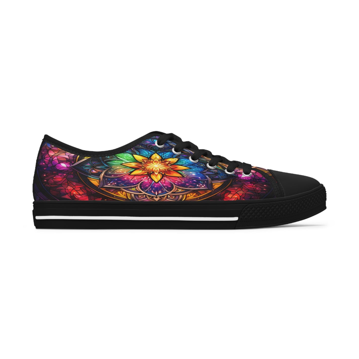 Stained Glass Women's Low Top Sneakers