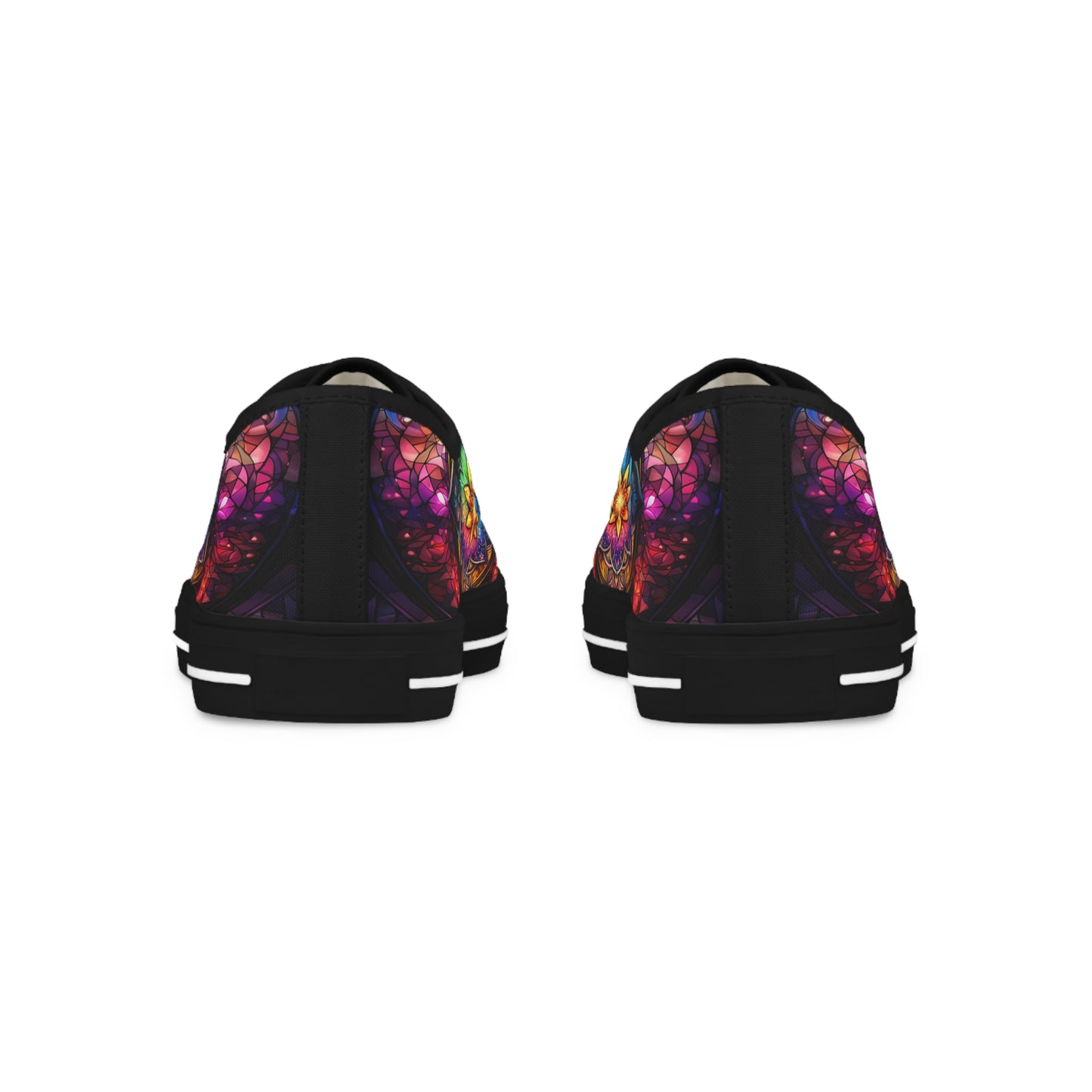 Stained Glass Men's Low Top Sneakers