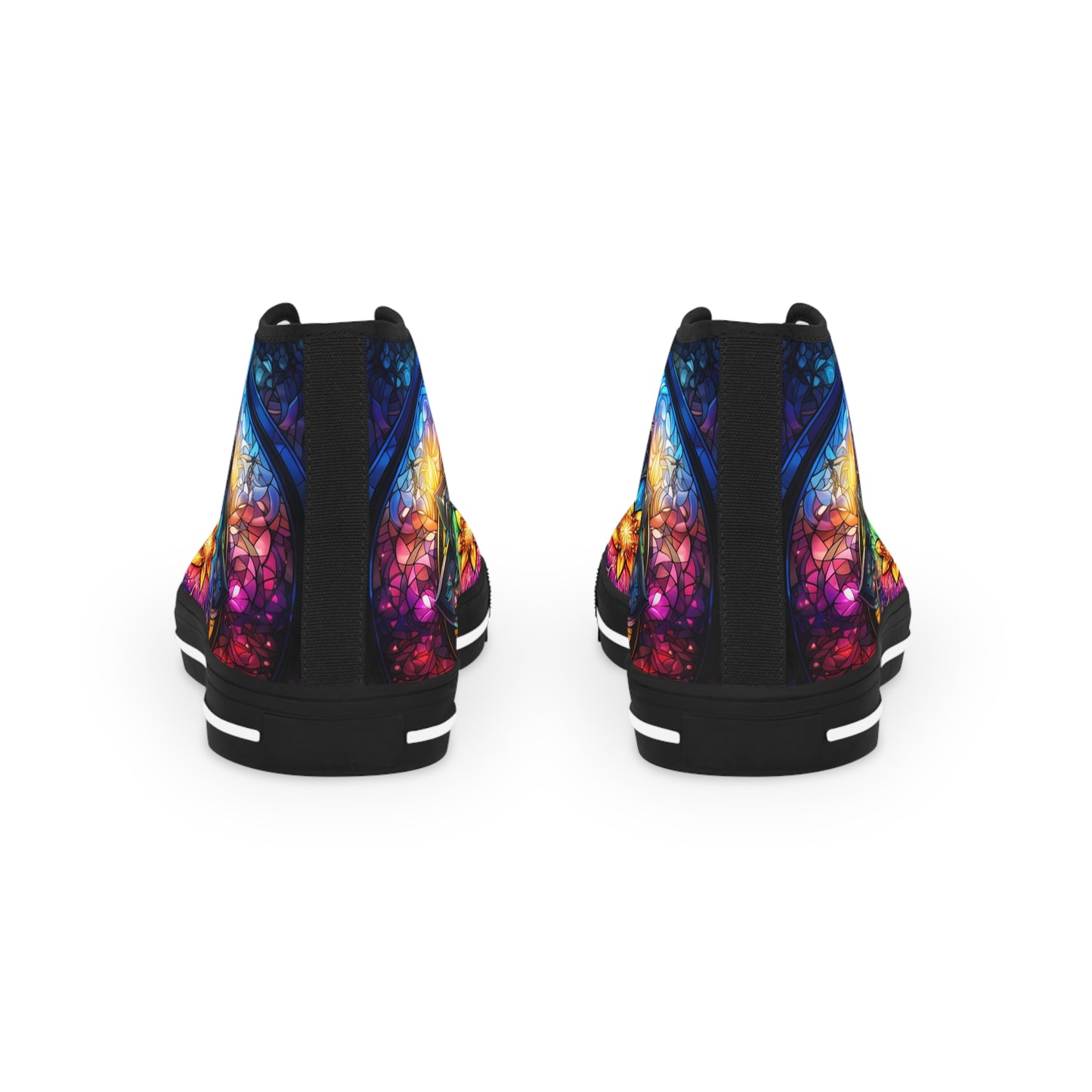 Stained Glass Men's High Top Sneakers