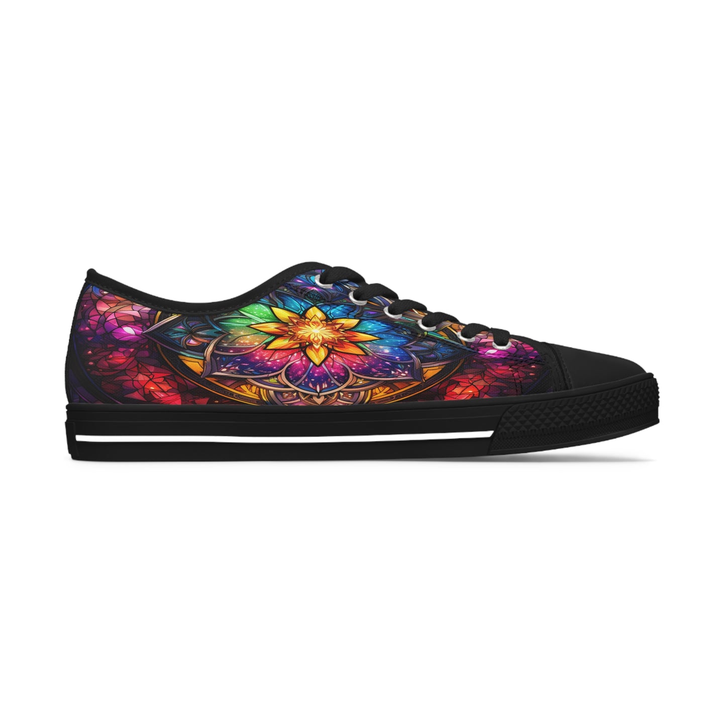 Stained Glass Women's Low Top Sneakers