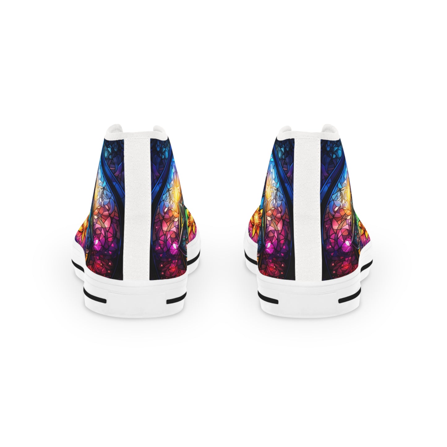 Stained Glass Men's High Top Sneakers