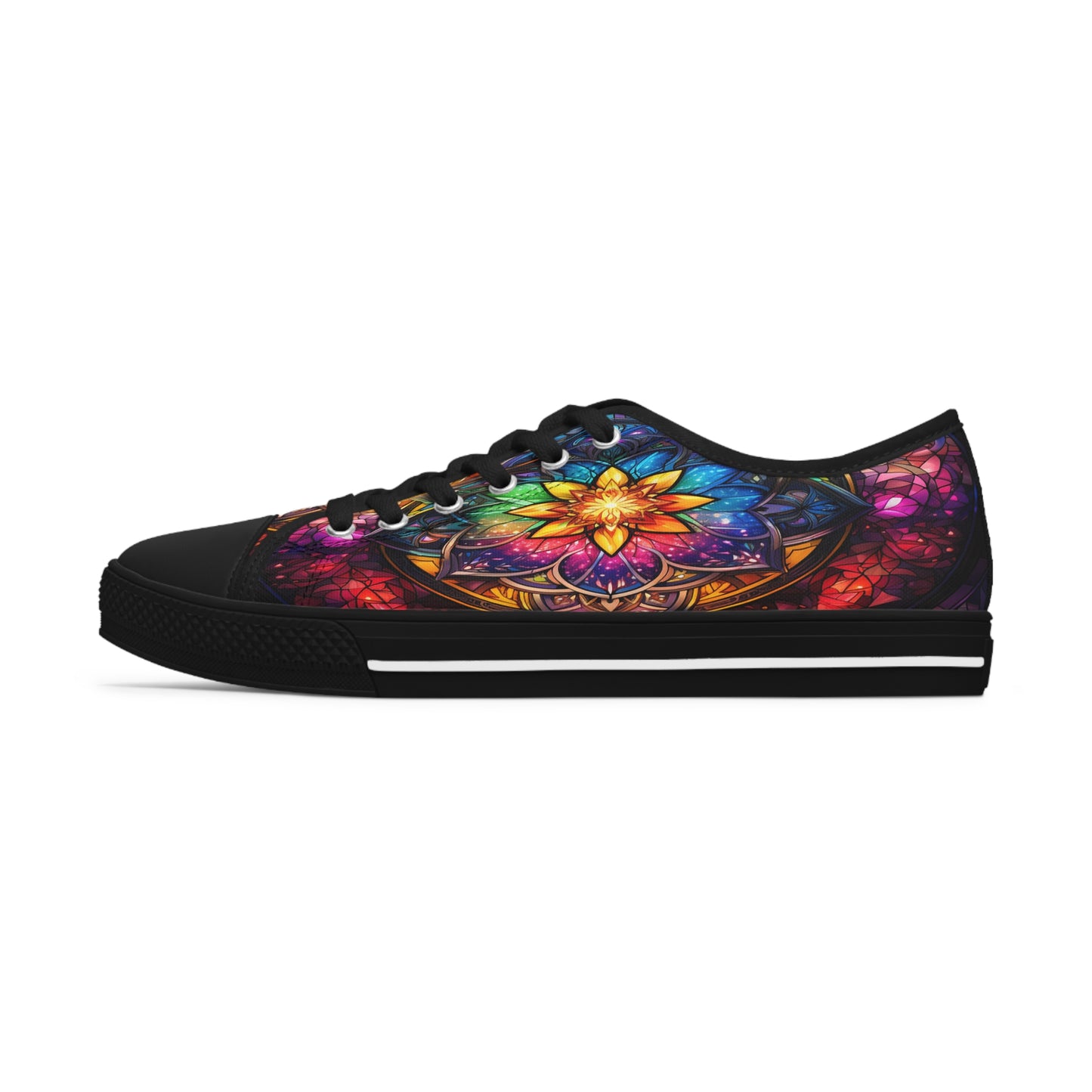 Stained Glass Women's Low Top Sneakers