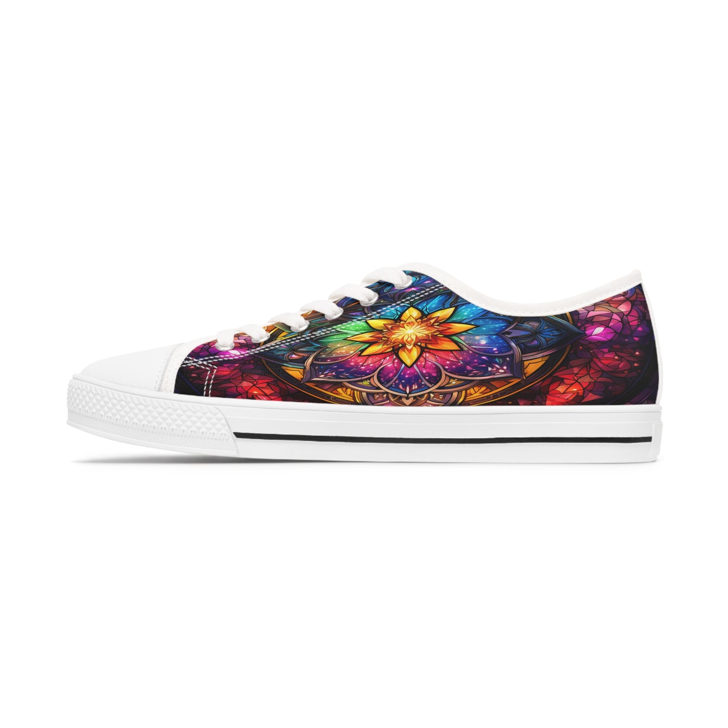Stained Glass Women's Low Top Sneakers