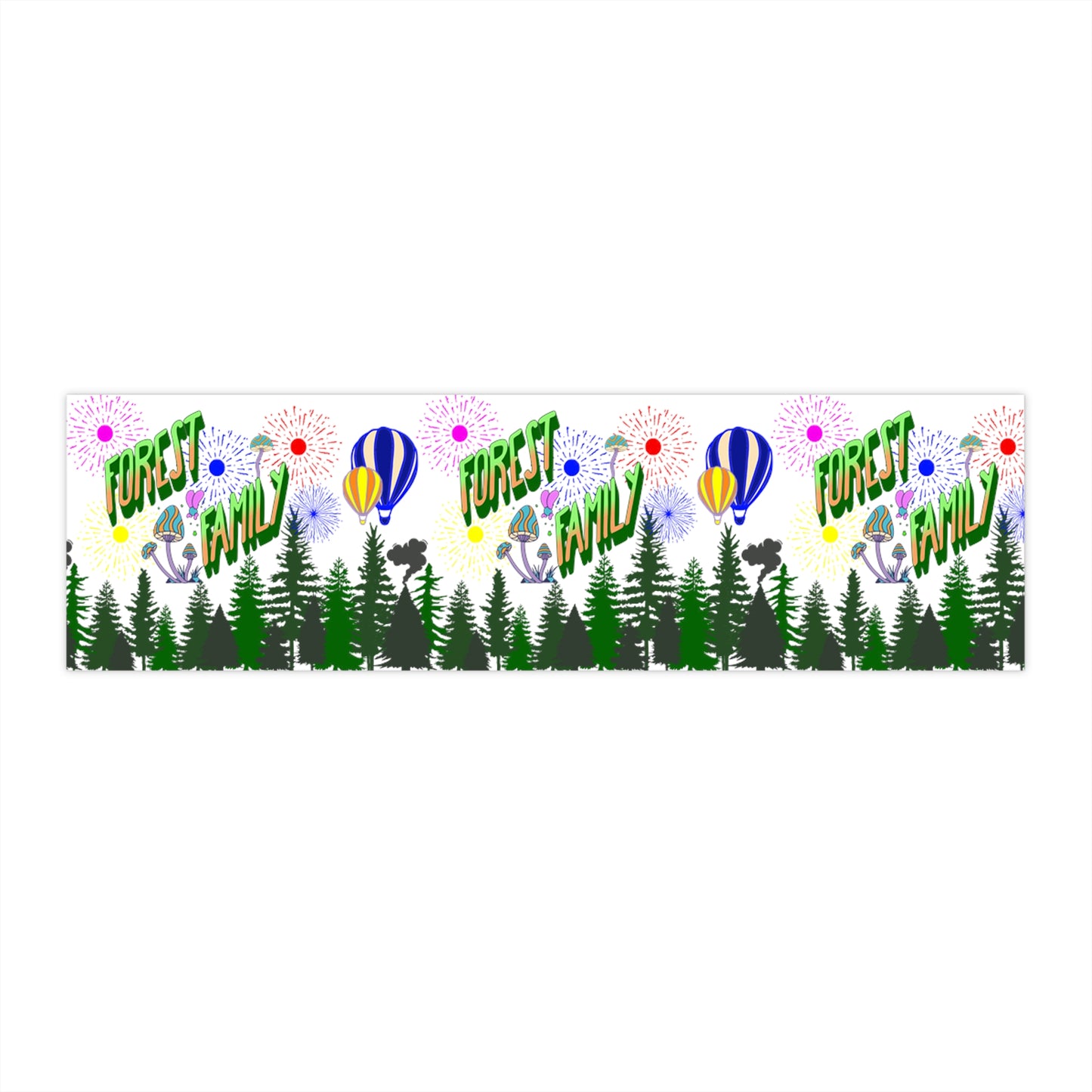 Forest Family Bumper Sticker