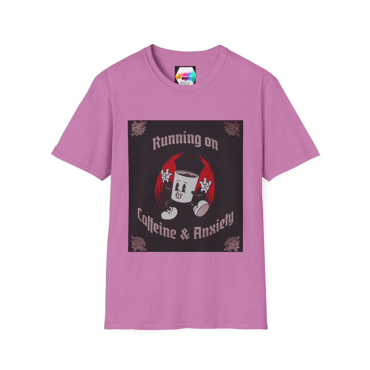 "Running on Caffeine & Anxiety" T-Shirt