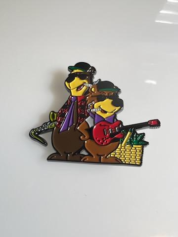 Yogi Bear Weed Smoking Band Pin