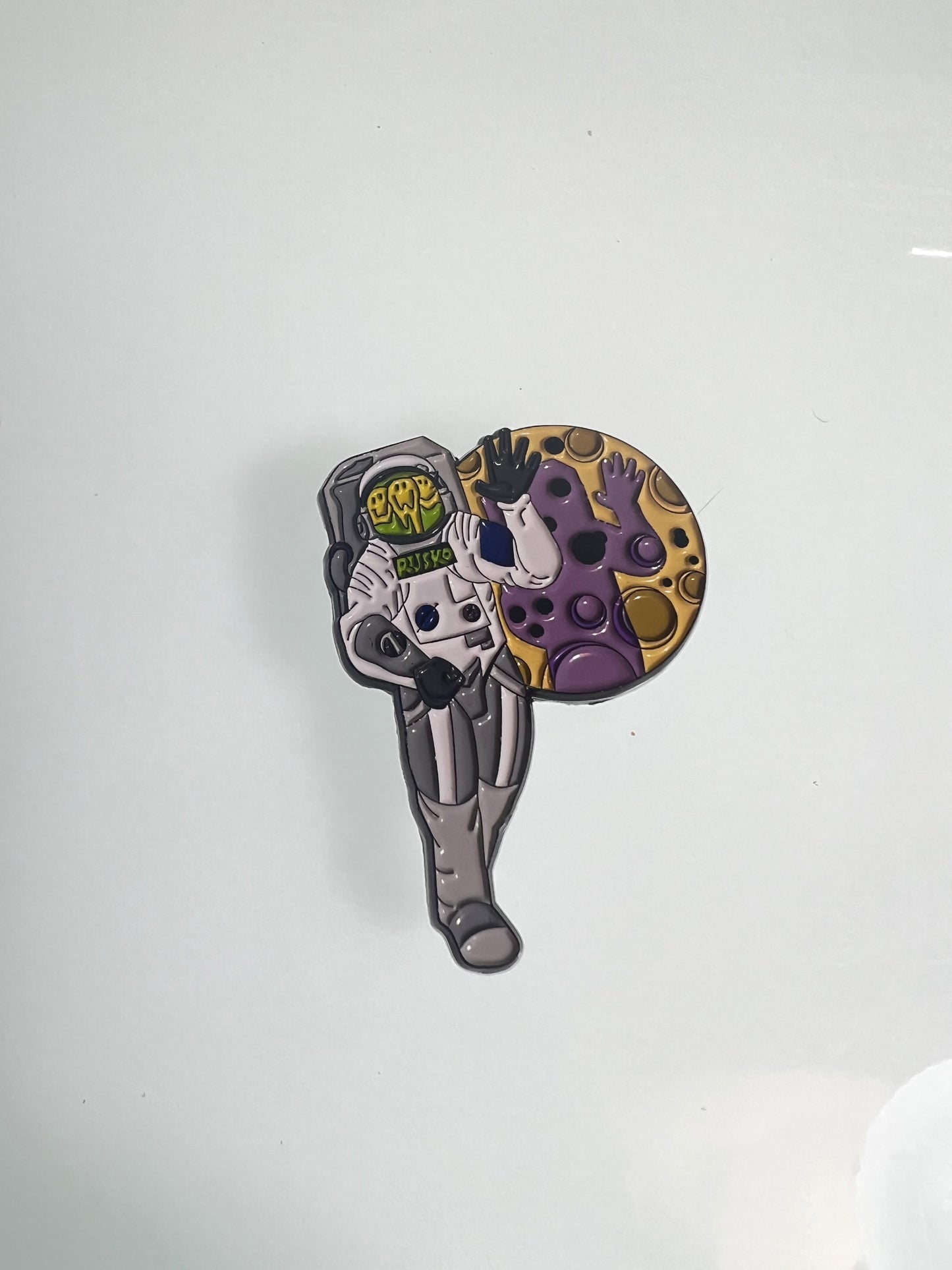 Rusko DJ Astronaut Pin
