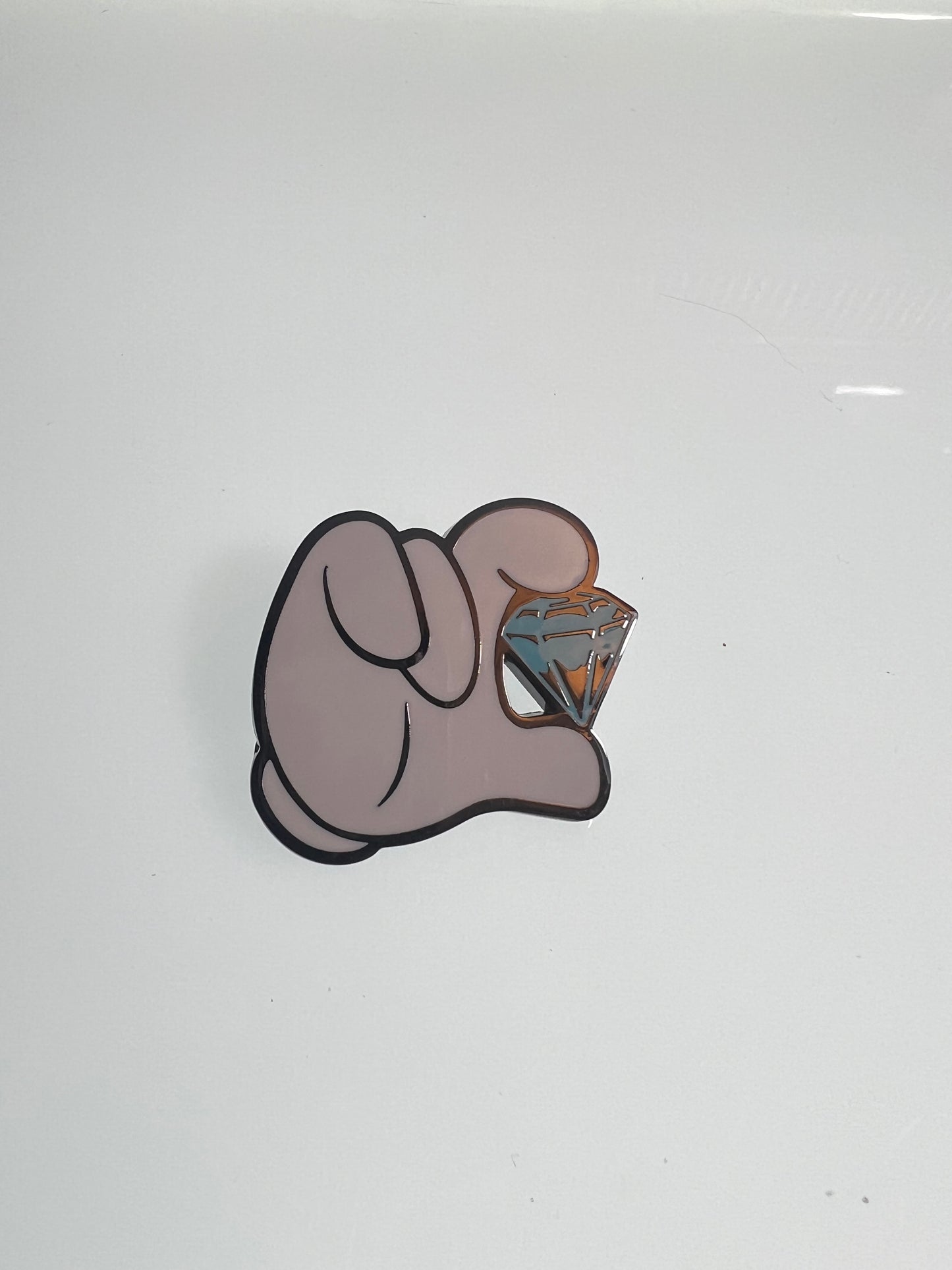 Mickey Mouse Diamond Hand Pin