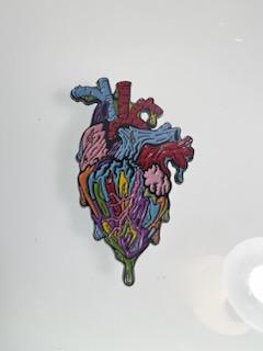 Rainbow Heart Pin