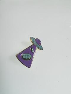 Donut UFO Pin