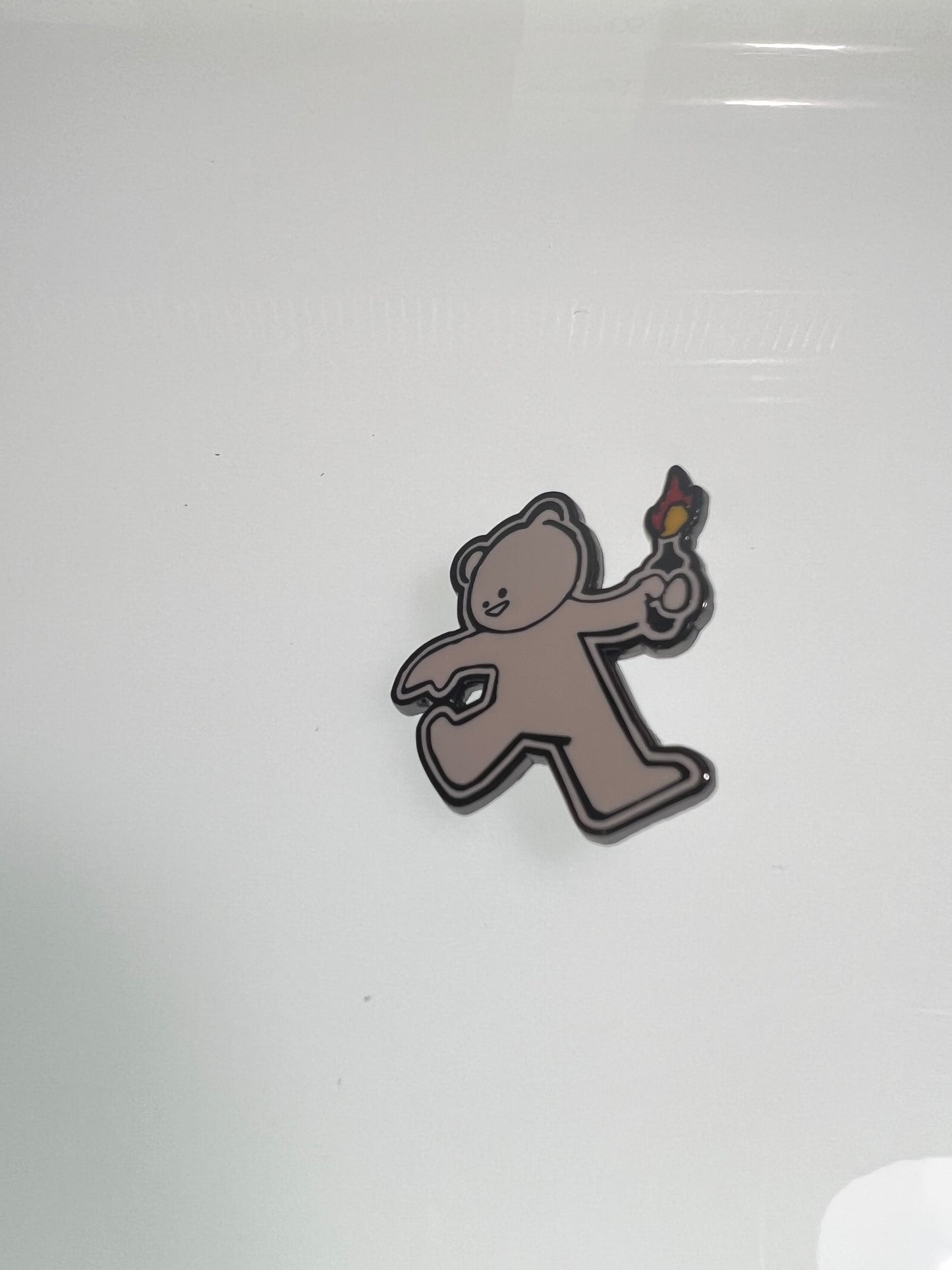Molotov Bear Pin