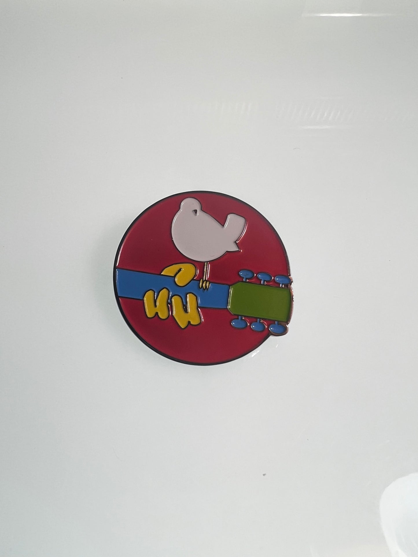 Guitar Dove Pin