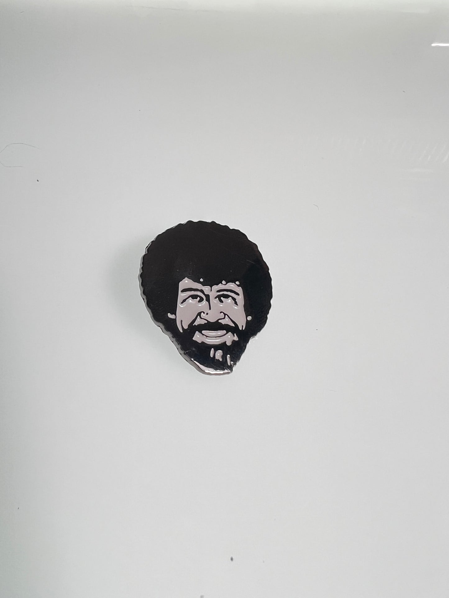 Bob Ross Face Pin