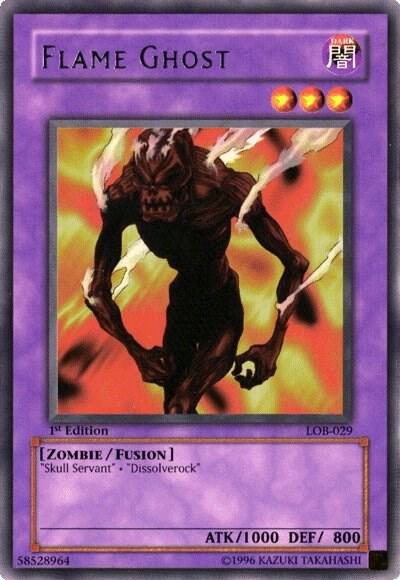 Flame Ghost - The Legend of Blue Eyes White Dragon (LOB) NM