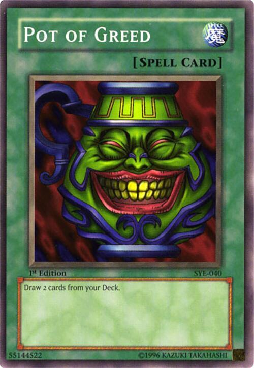 Pot of Greed - Starter Deck: Yugi Evolution (SYE) NM