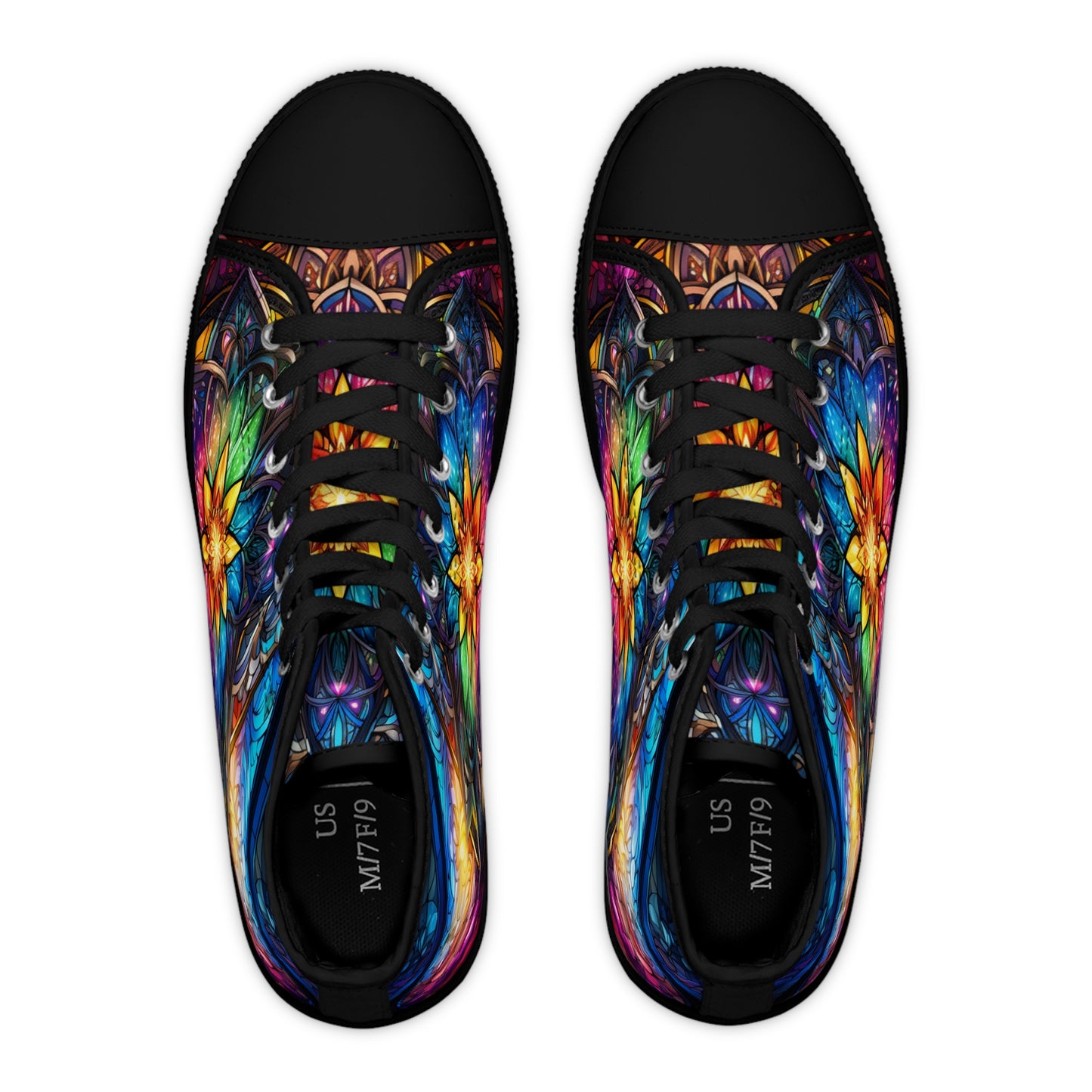 Stained Glass Women's High Top Sneakers