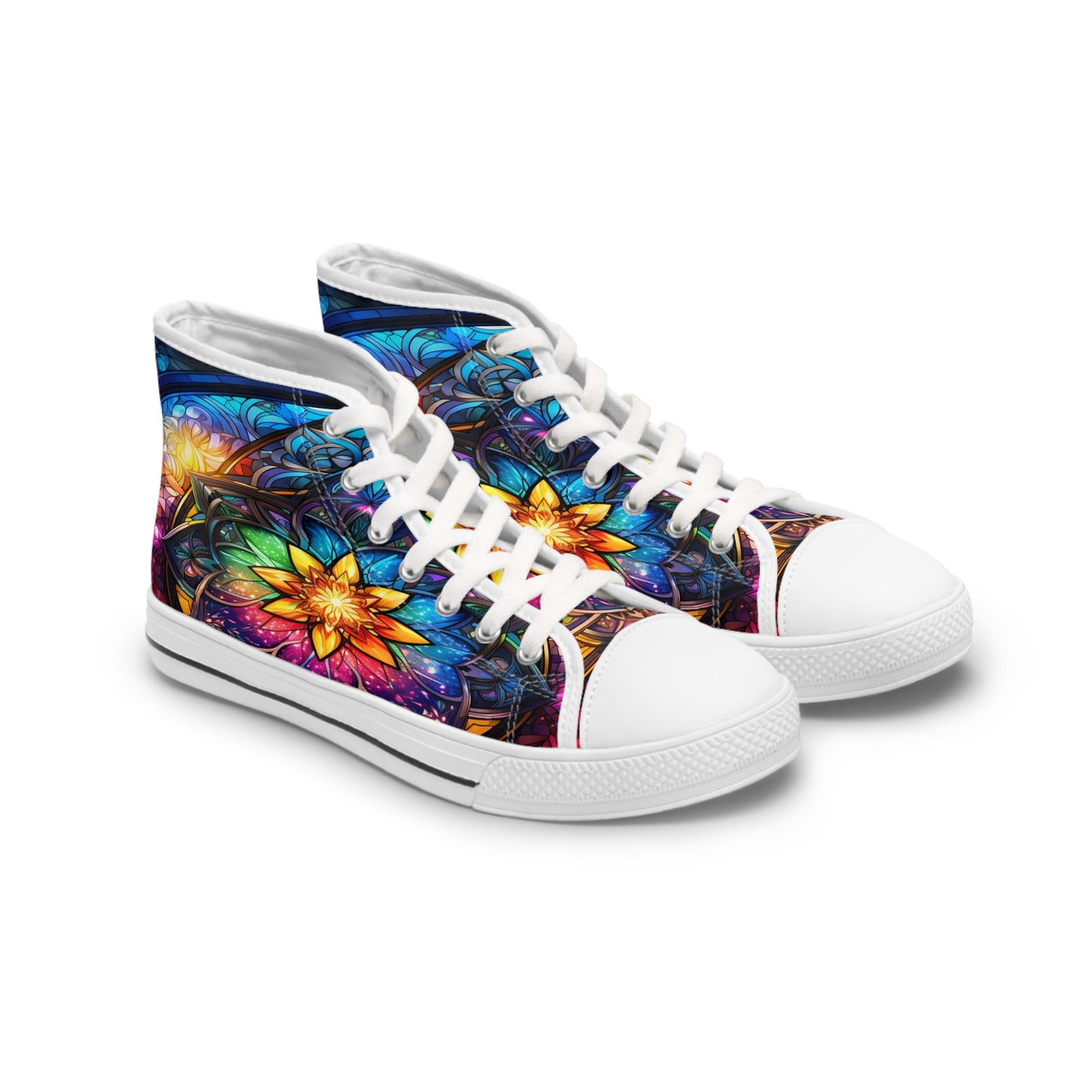 Stained Glass Women's High Top Sneakers