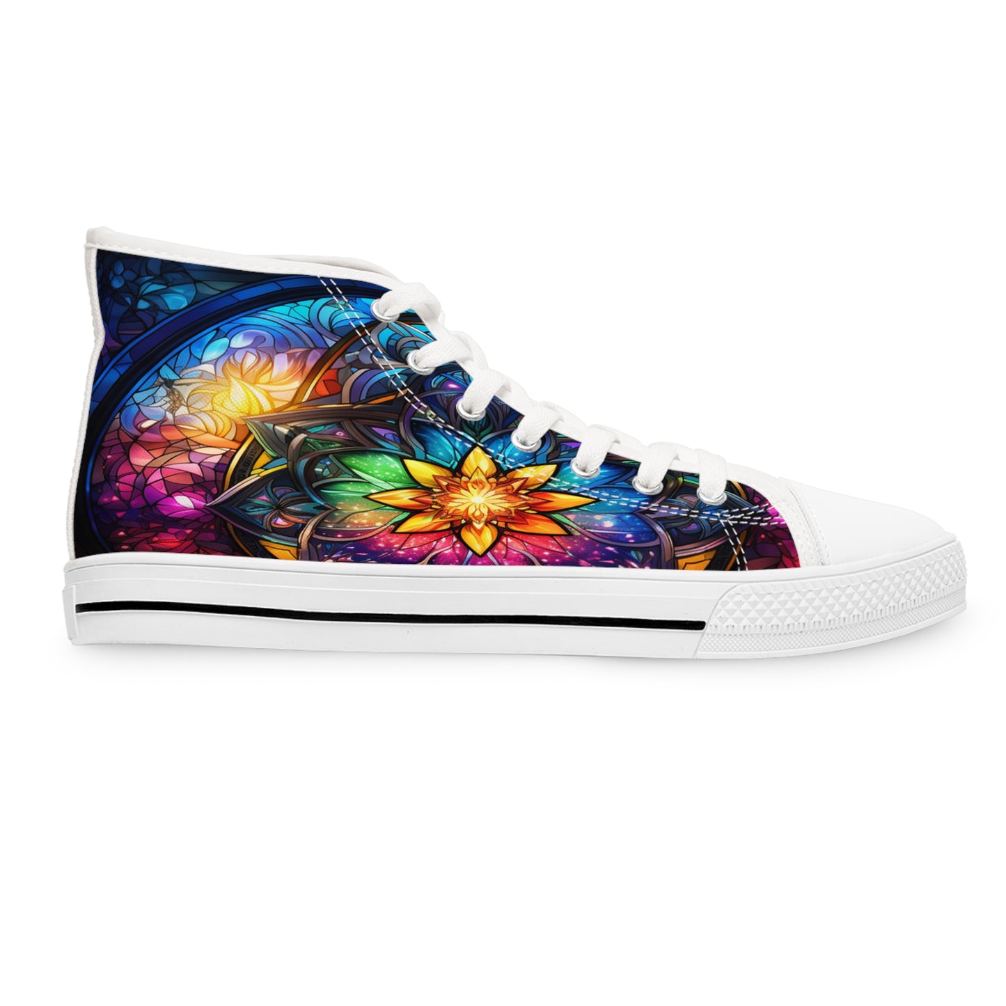 Stained Glass Women's High Top Sneakers