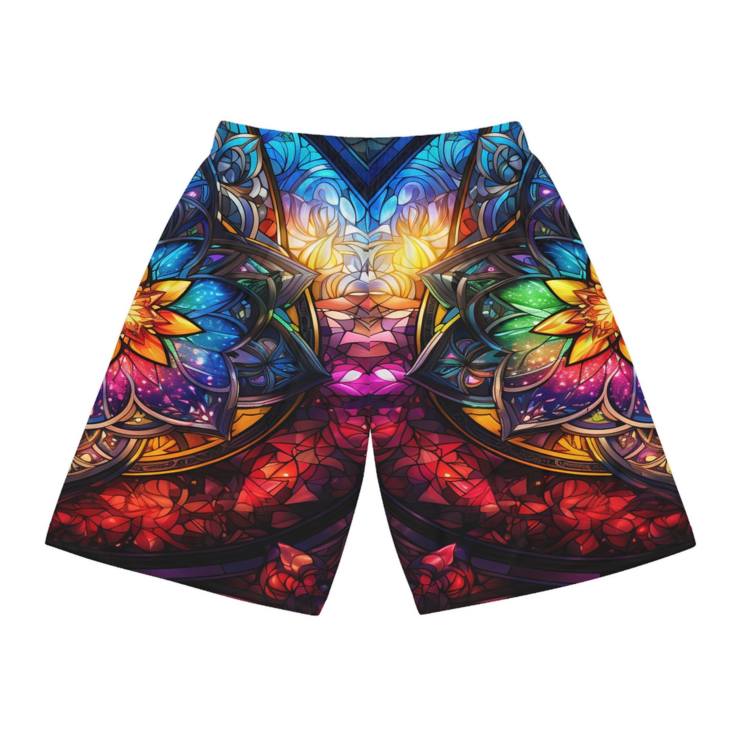 Stained Glass Basketball Shorts
