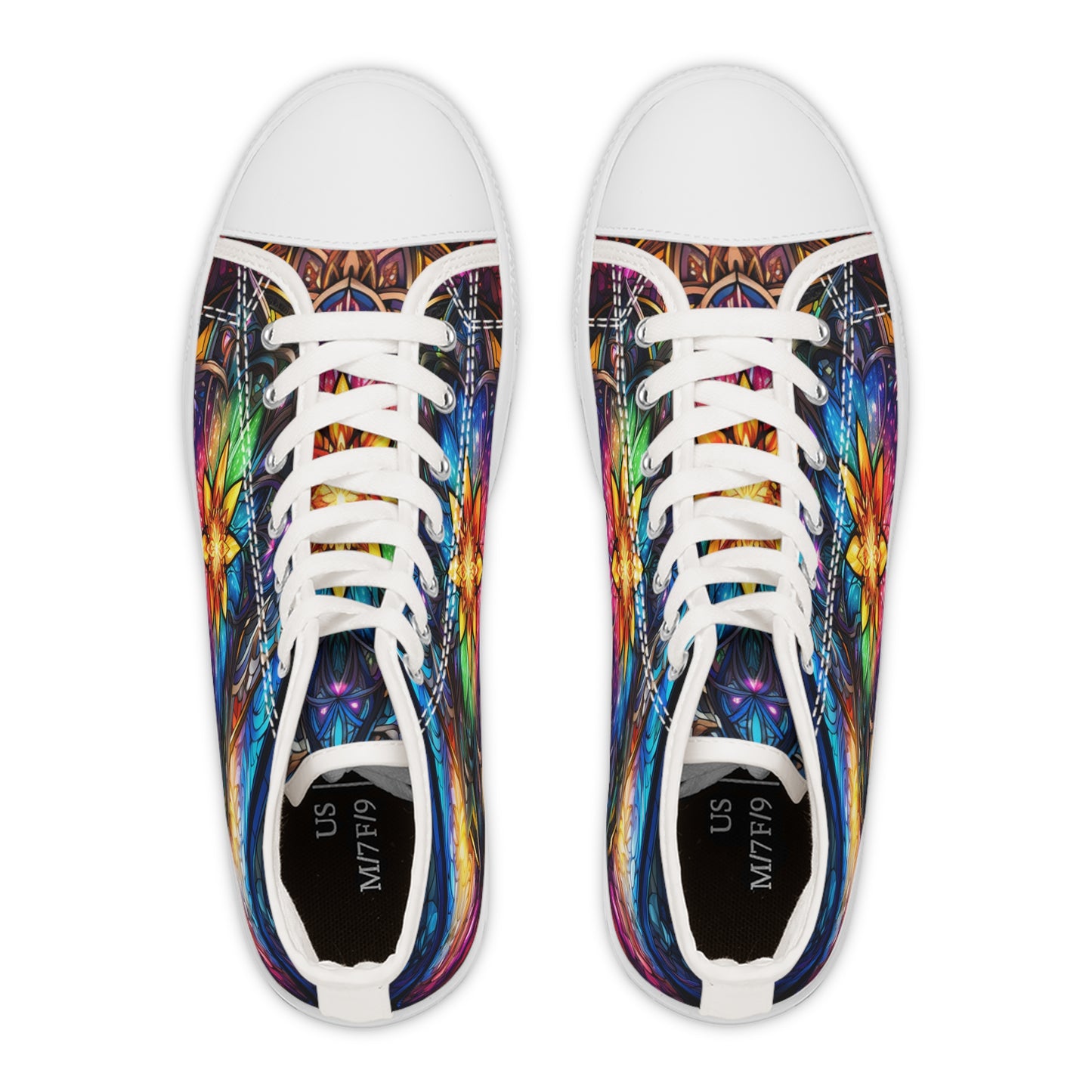 Stained Glass Women's High Top Sneakers