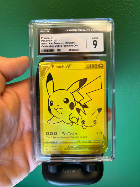 CGC Graded 9 Pikachu V - SWSH145
