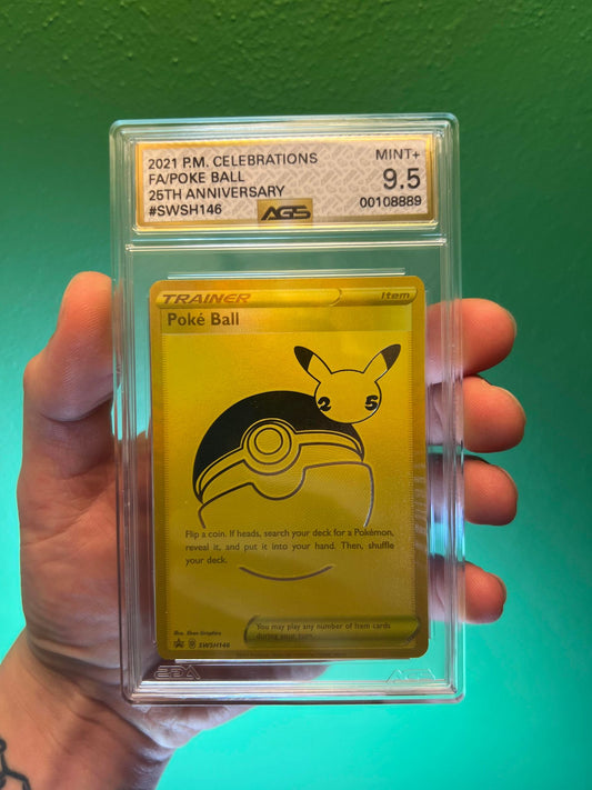 AGS Graded 9.5 Pokeball - #SWSH146
