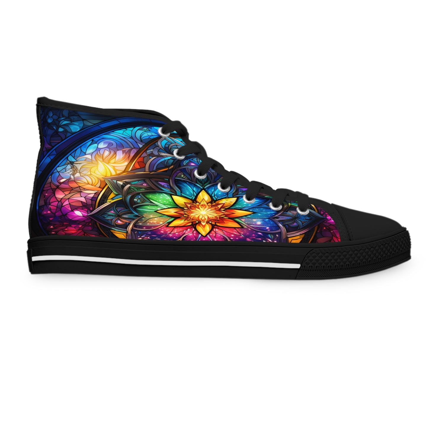 Stained Glass Women's High Top Sneakers