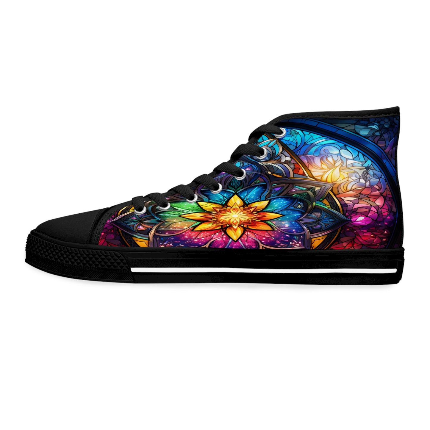 Stained Glass Women's High Top Sneakers