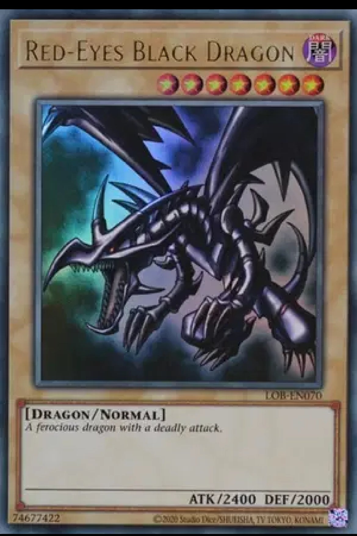 Red-Eyes Black Dragon - Legend of Blue Eyes White Dragon (25th Anniversary Edition) (LOB-EN)