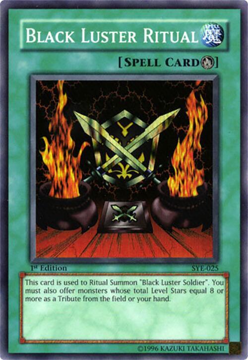 Black Luster Ritual - Starter Deck: Yugi Evolution (SYE) NM