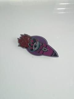 Flume DJ Rocket Ship Pin
