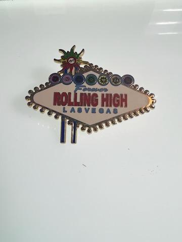 Rolling High Las Vegas Chakras Pin