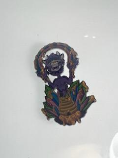 Glitter Crystal Dab Honey Goblin Pin