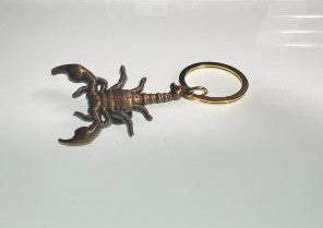 Scorpion Gold Key Chain