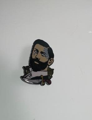 Face Tattoo Pirate Pin