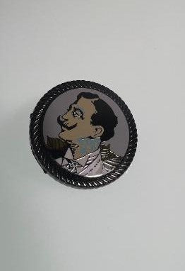 Coin Face Tattoo Pirate Pin