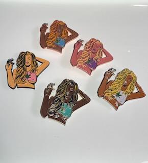 Weed Smoking Babes Variants LE 13/30 Pin Pack (5)