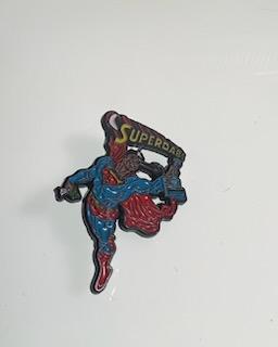 Superman Dab Weed Pin