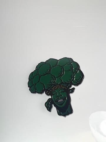 Broccoli Weed Head Pin