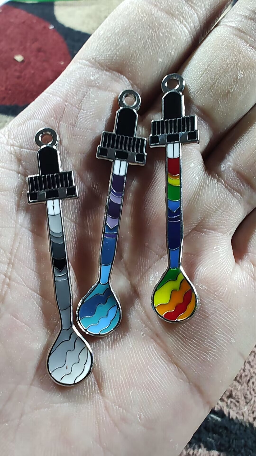 Acid Dropper Spoon Pendant Set (3)