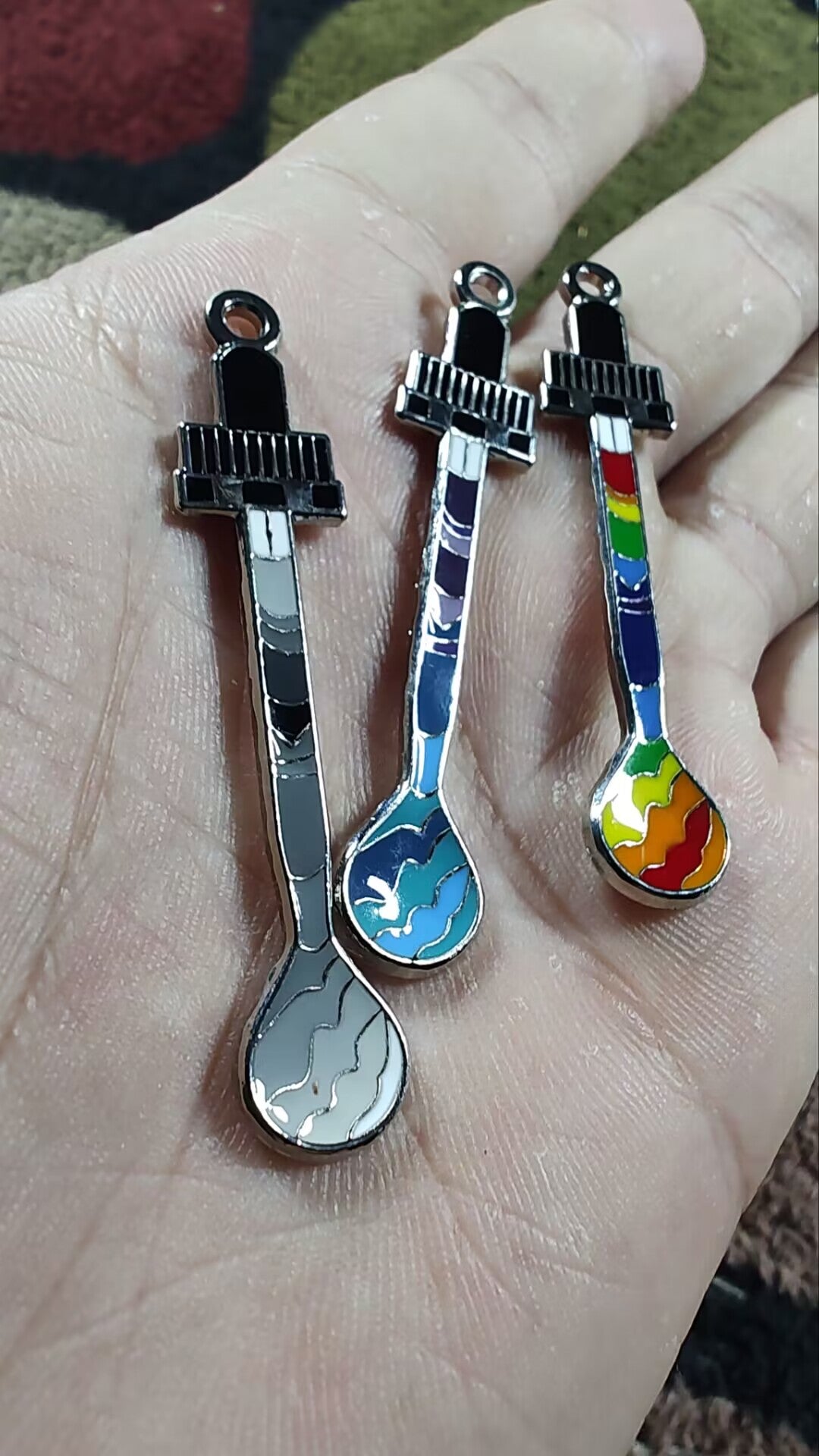 Acid Dropper Spoon Pendant Set (3)