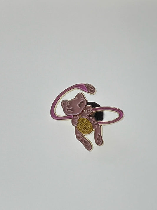 Lucky Mew Cartoon Pin